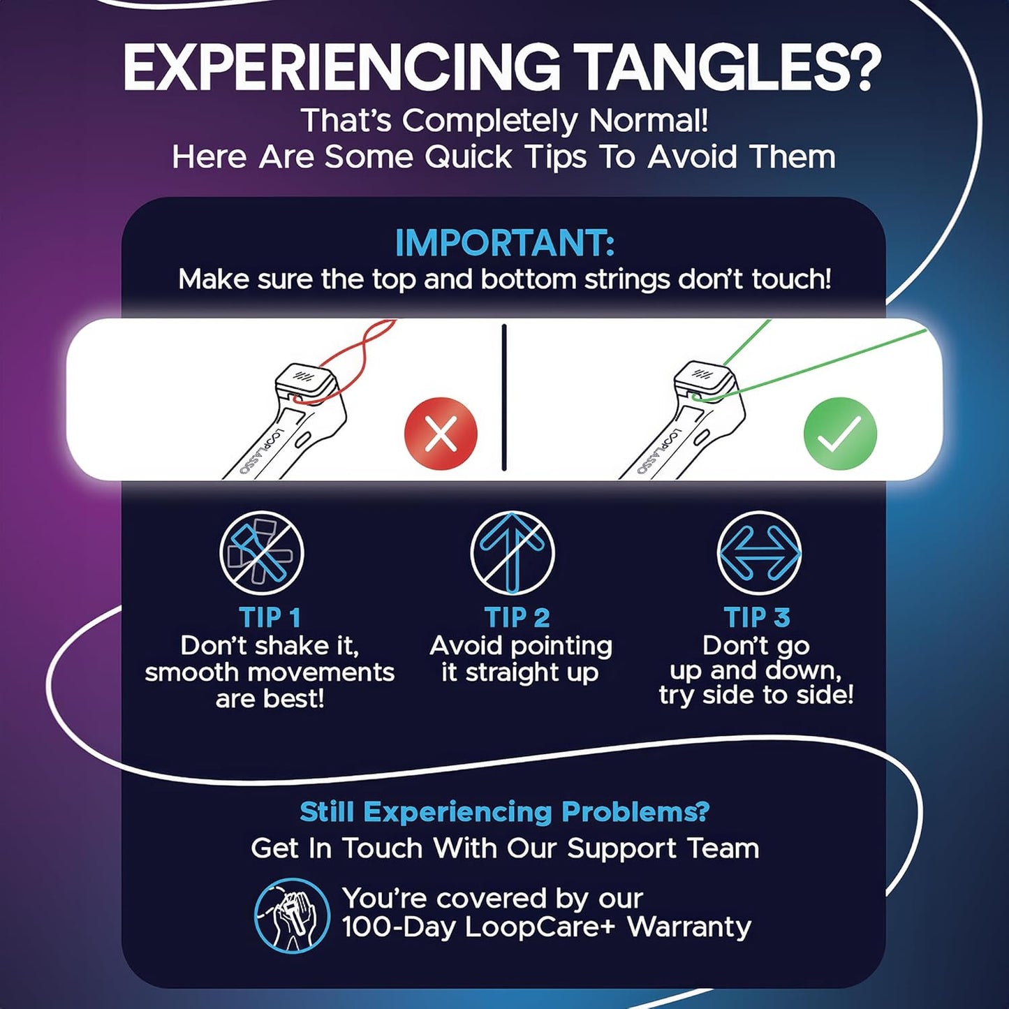 The Ultimate GlowGrip™ Rope - With 4 Strings