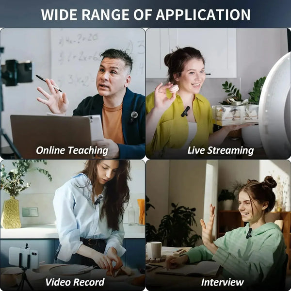 Wireless Clip-On Microphone